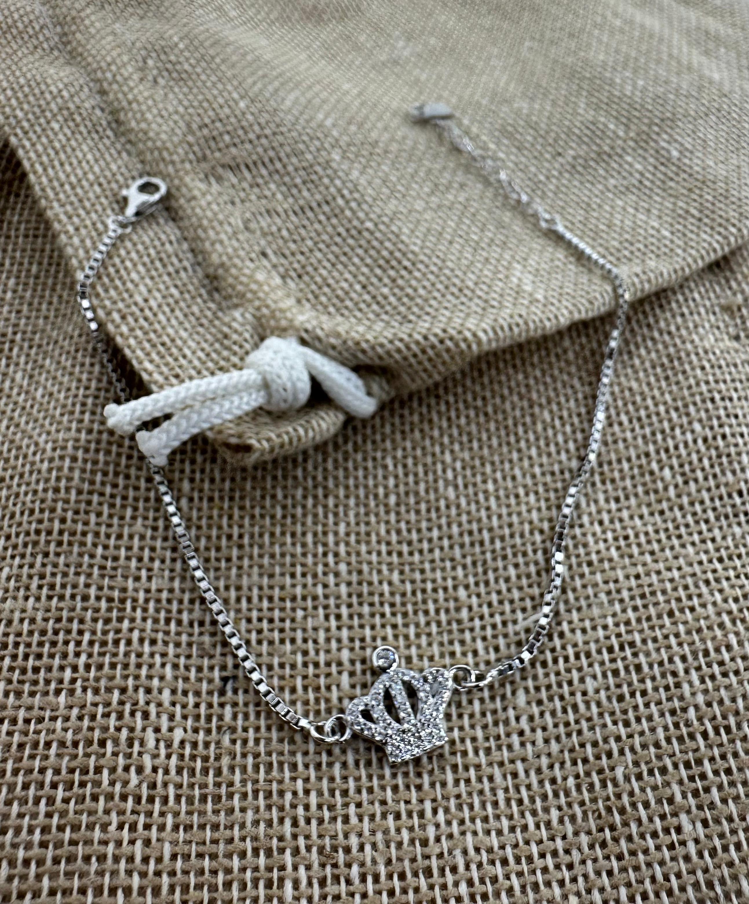 Noor Crown Bracelet – 925 Silver
