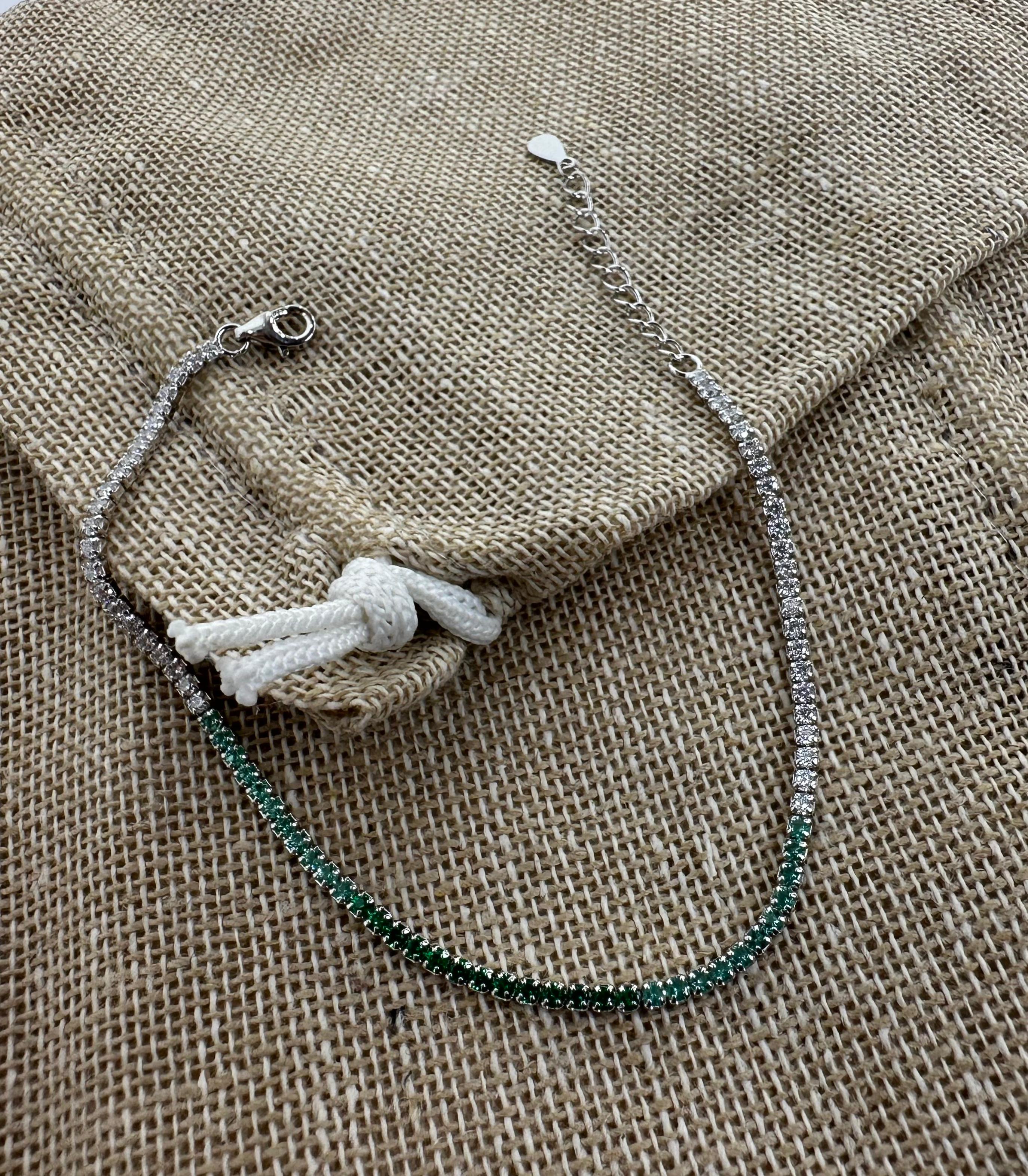 Emerald Line Bracelet For Women