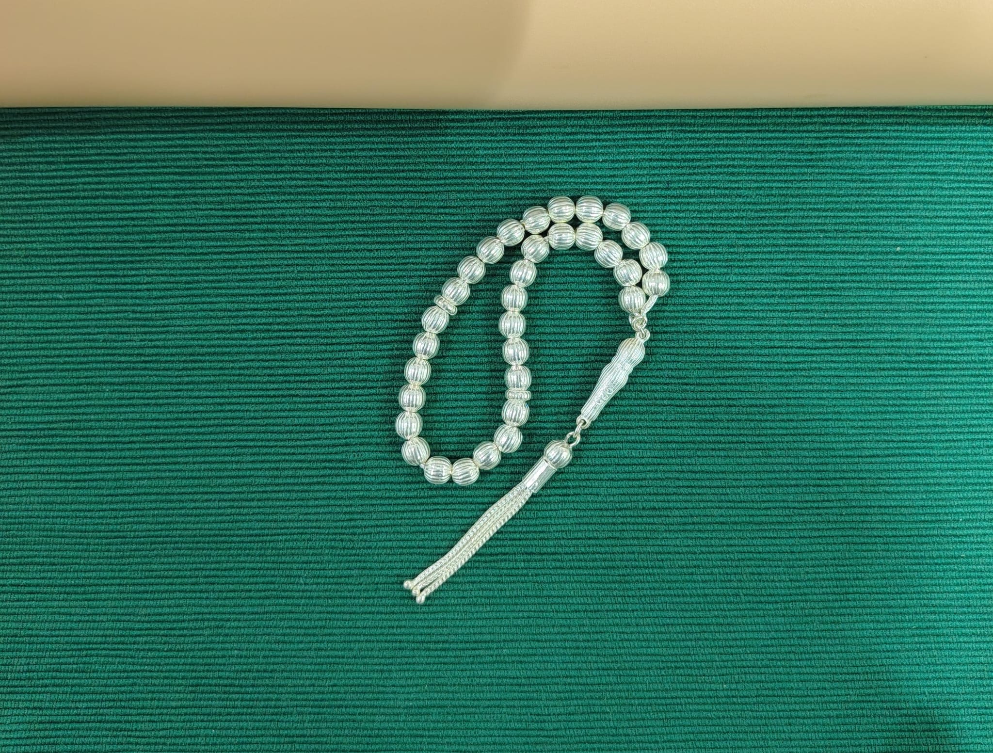 Noor 33 Beads Silver Tasbih