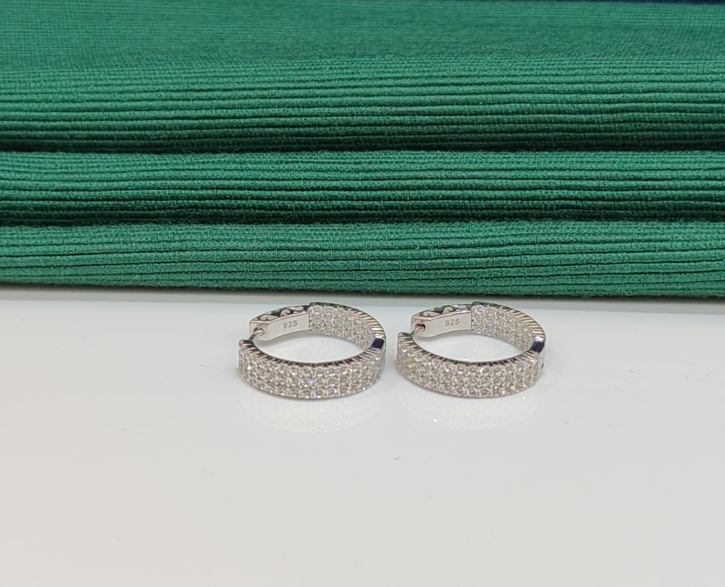 Luna Shine Hoop Earrings