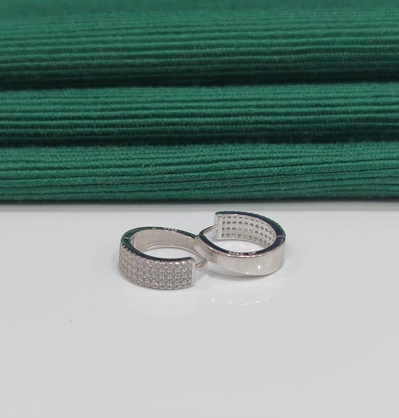Luna Shine Hoop Earrings