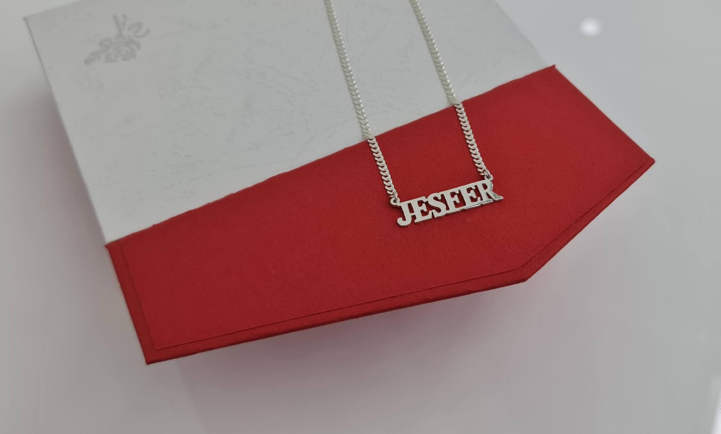 Bold Initials Capital Name Necklace