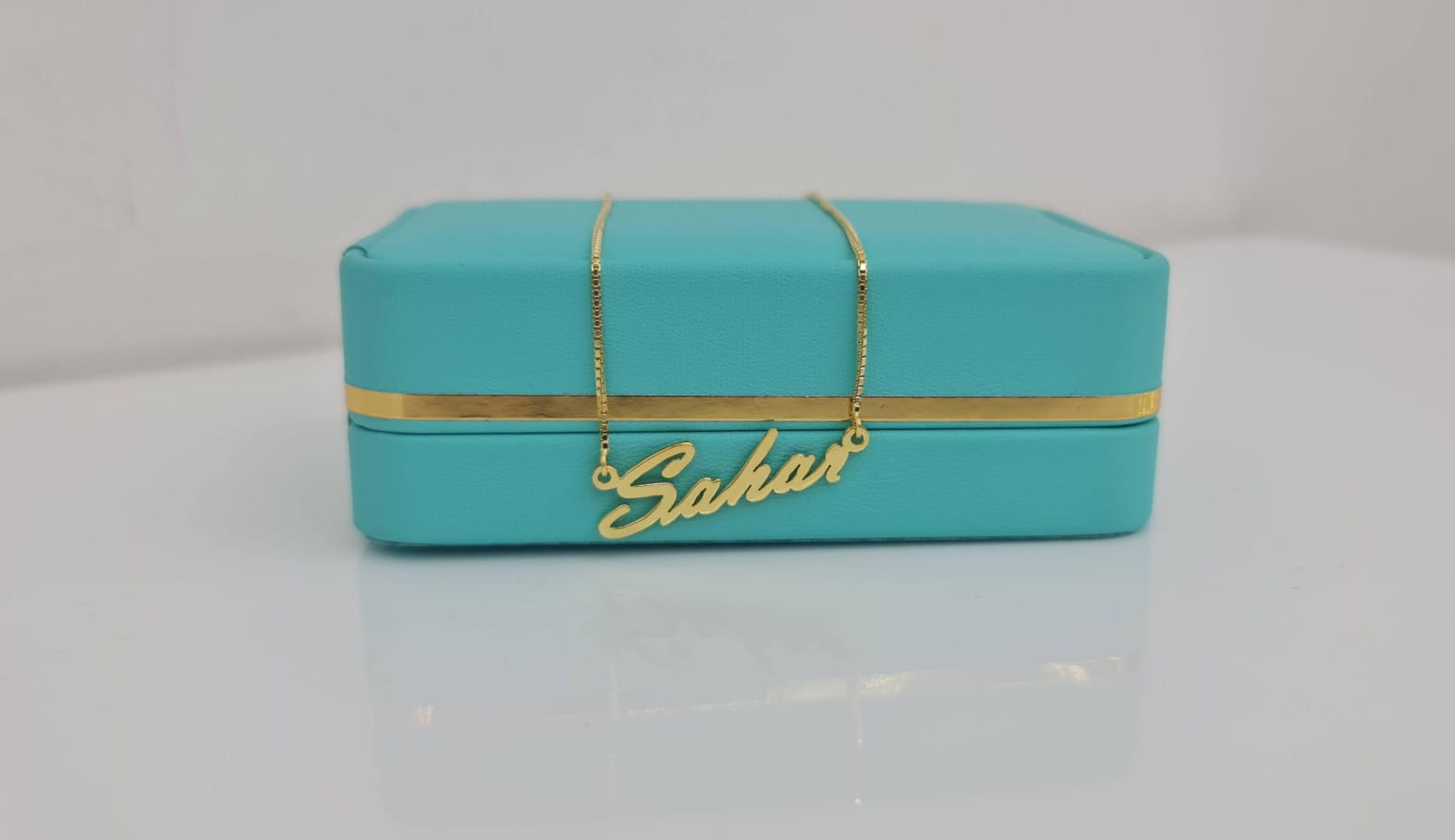 Golden Script Personalised Name Necklace