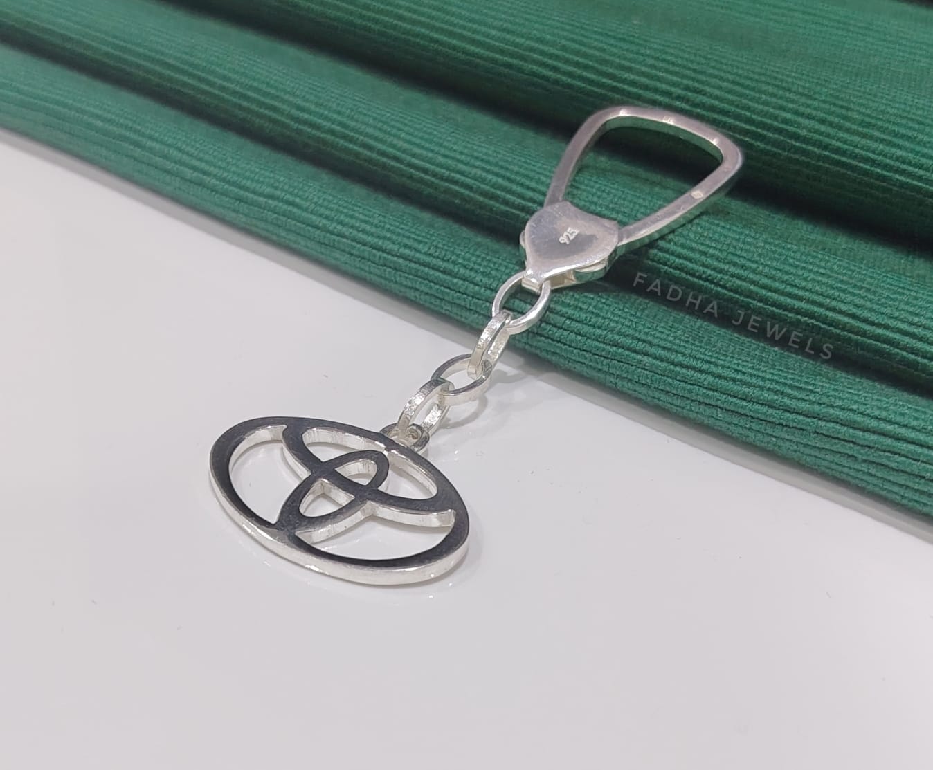 Orbit Emblem Silver Key Chain