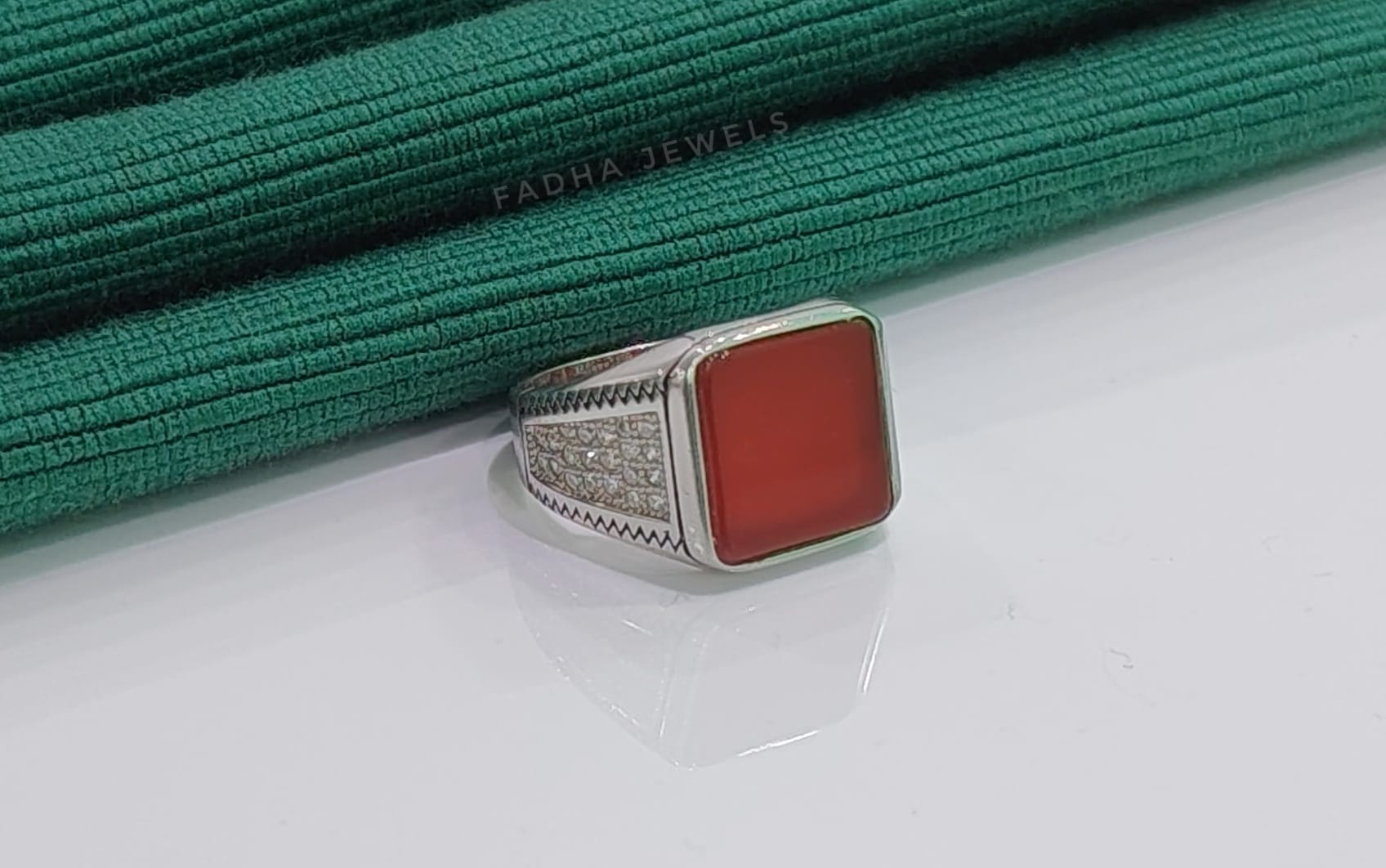 Scarlet Dominion Silver Ring