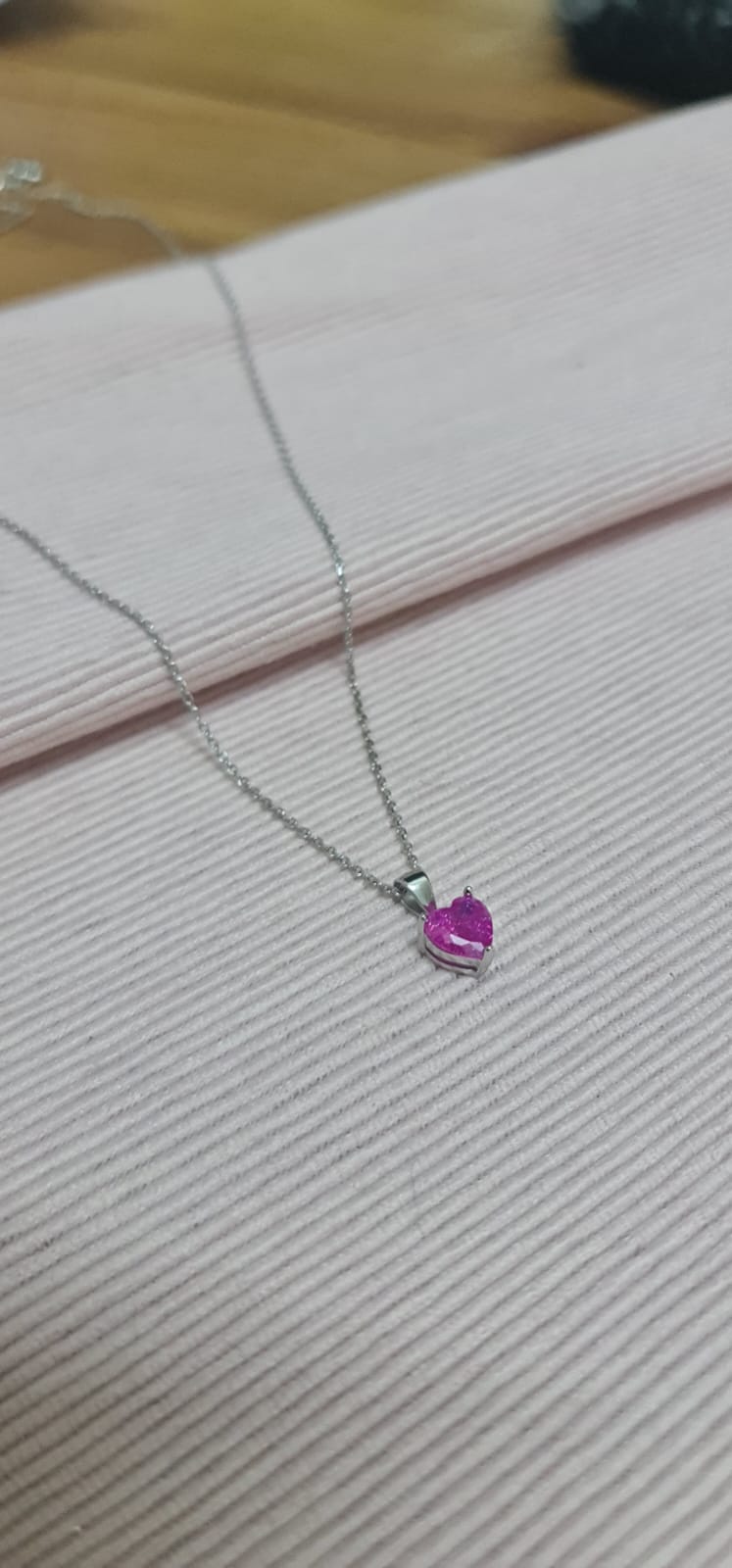 Luna Rose Heart Pendant