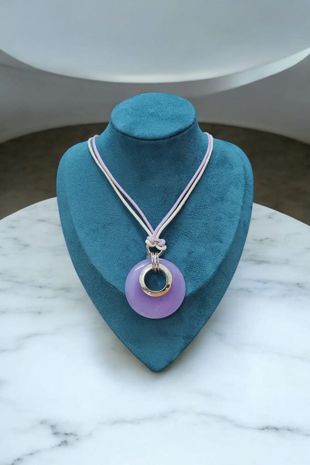 Aura Violet Pendant Women Necklace