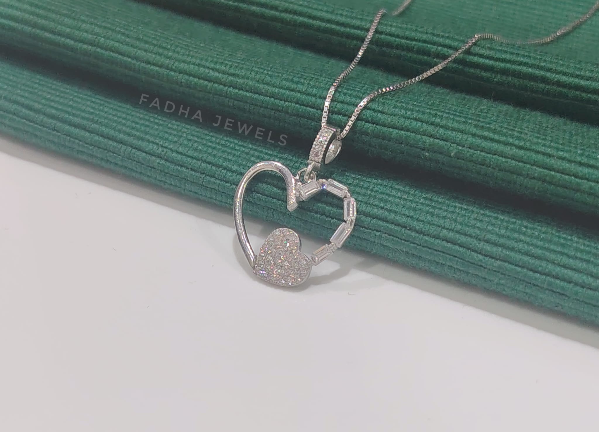 Eternal Glow Open Heart Pendant